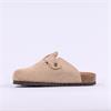 Heavenly Feet Alessia Cool Buckle Clog - Beige